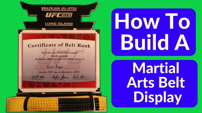 How To Build A Martial Arts Belt Display by Busy Carpenter Bee (2 years ago)