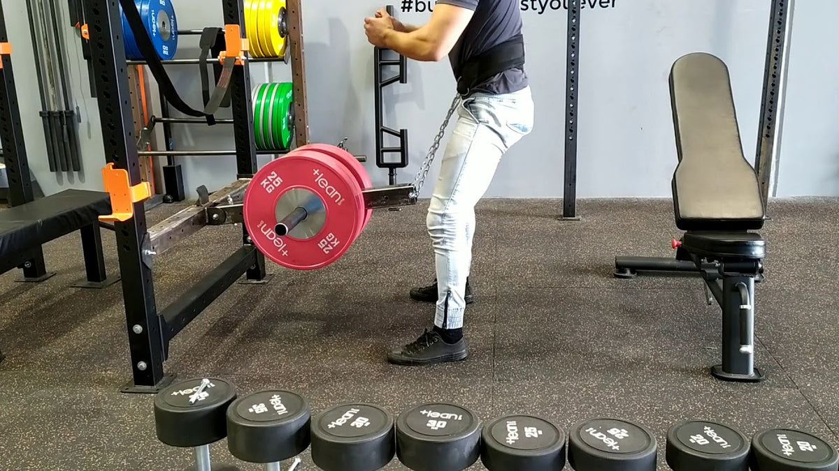 NEW Rack Mounted Belt Squat Attachment by Powerhouse Fitness The Kin