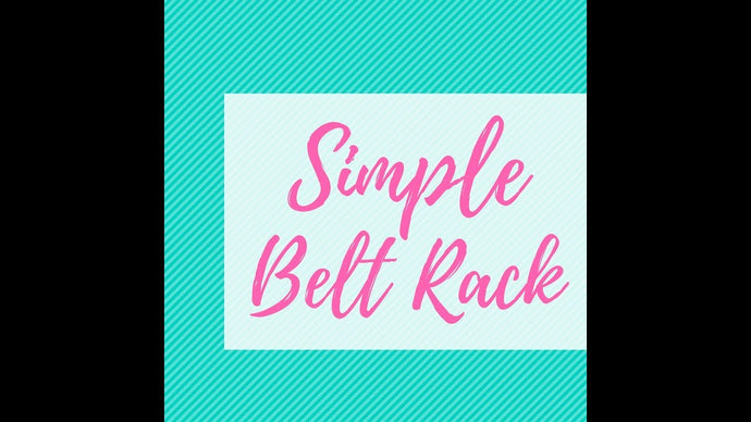 Get all your ties, belts, scarves and even your necklaces organised with this space-saving Basic Tie Rail