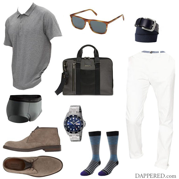 Chinos, Chukkas, Polo #3 – Monochrome & Extra Cool for the Heat