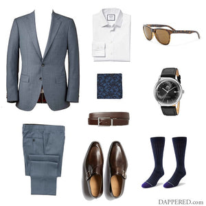 Style Scenario: Sharp as heck in a Slate Blue Suit