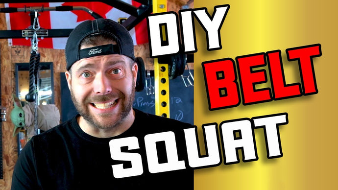 DIY BELT SQUAT FOR HOME GYM USING LOW PULLEY ON YOUR SQUAT RACK - GARAGE GYM DIY by Barbell Sanctuary (1 month ago)
