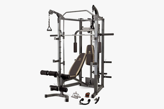 Home gym equipment, such as treadmills and elliptical machines, vary in size, ease of use, and build quality