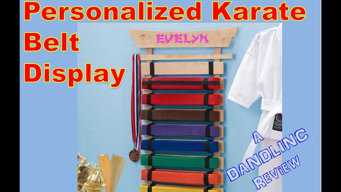 Personalized Martial Arts Belt Display (10 Belts) (by Dibsies) by DANDLINC (1 year ago)