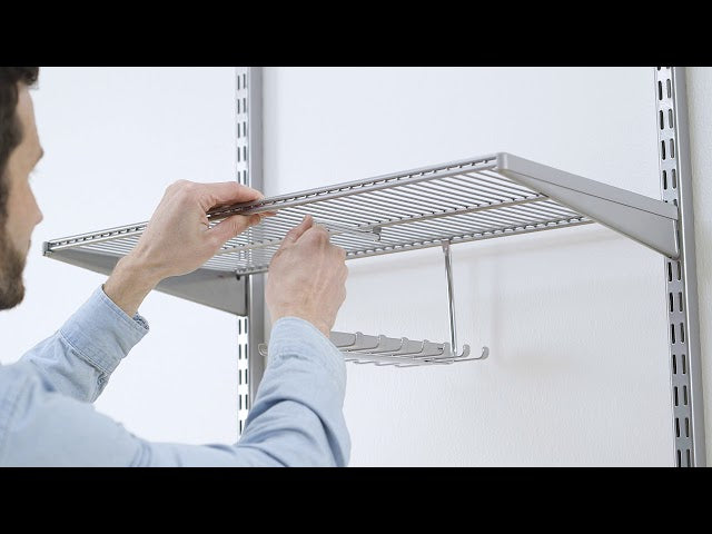 Ventilated Shelf Tie & Belt Rack
