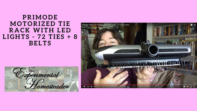 Primode Motorized Tie Rack With LED Lights - 72 Ties + 8 Belts by Sheri Ann Richerson (4 years ago)