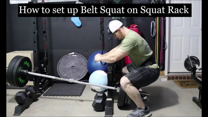 Belt Squat (Rack Vs Landmine) How to set up on Squat Rack by Ellison Fitness Innovations (4 months ago)