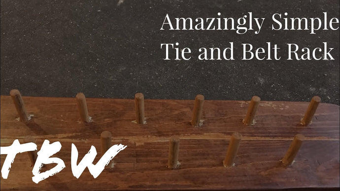 Amazingly Simple Tie And Belt Rack by The Brothers' Workshop (3 years ago)