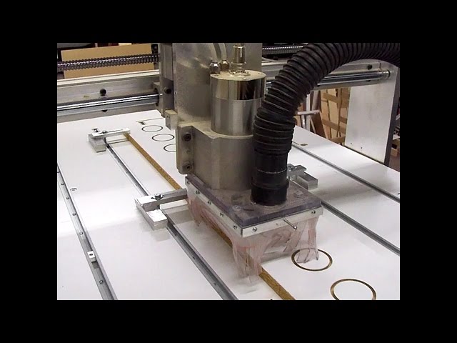 Part 2 of a sanding belt rack made on a CNC router