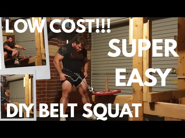 DIY Belt Squat Machine - Very Low Cost And Easy To Build by Garage Gym - Laird Ross (2 months ago)