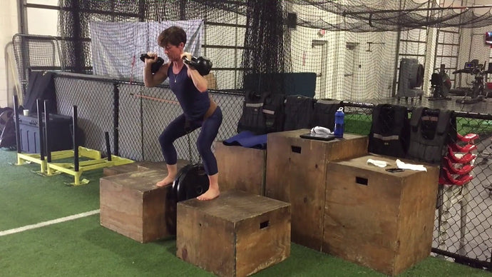 Front Rack Kettlebell Belt Squats by Dr