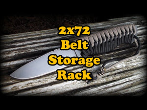 2x72 Grinder Sander Belt Storage Hanging Racks for FREE by Self Made Project (5 years ago)