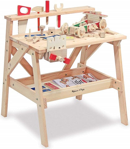 Melissa & Doug Wooden Project Solid Wood Workbench  $49.47 (reg. $99.99), Best price
