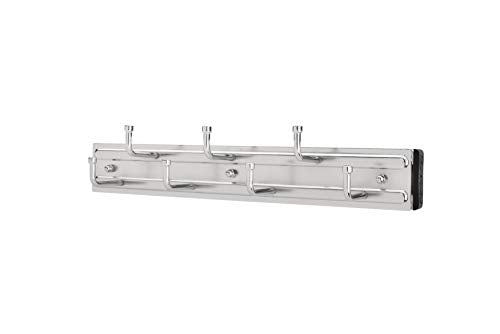 Rev-A-Shelf - BRC-12CR - 12 in. Chrome Pull-Out Side Mount Belt Rack