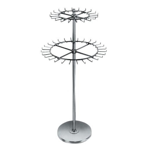 2 Tier Revolving Tie and Belt Rack