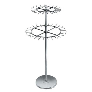 2 Tier Revolving Tie and Belt Rack