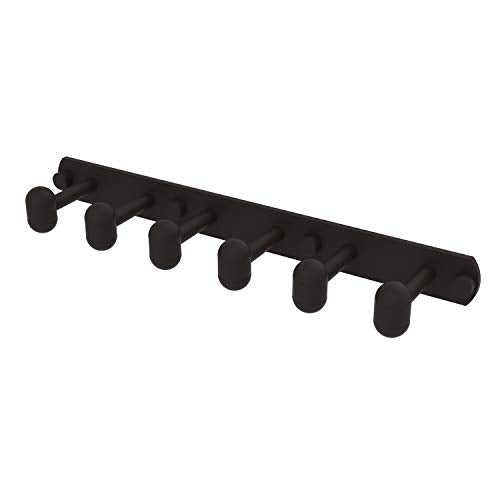 Allied Brass TA-20-6 Tango Collection 6 Position Tie and Belt Rack Decorative Hook, Oil Rubbed Bronze