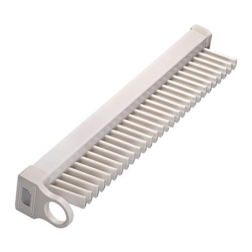 FKhanger Extensible Tie Rack, Pull Out Scarves Belt Rack,Organizer Rack Wardrobe (50cm) (Color : Left)
