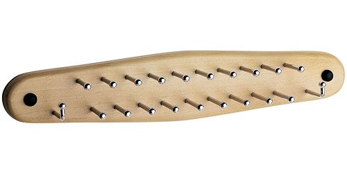 HomyDelight Non-Slip Wood Belt and Tie Rack - Natural 2 lbs 14.5