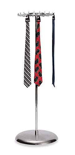 retail-warehouse Belt Tie Ties Belts Rack Rotating Spinning 20 Hook Organizer Revolving Stand 52