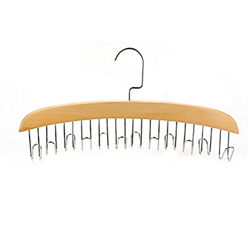HomMall Belt Hanger 12 Wood Belt Racks Homewares Closet Accessories Wardrobe Scarves Ties Organizer Hanger H01