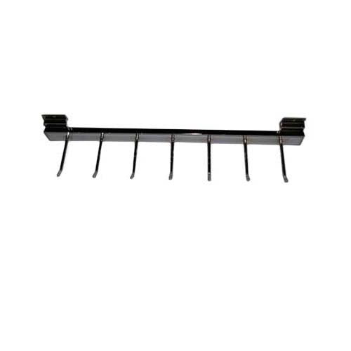 Belts and ties Chrome slatwall bracket. 7 hooks 4” long. Flush mount to the slatwall. Chrome finish (3 pcs per carton)