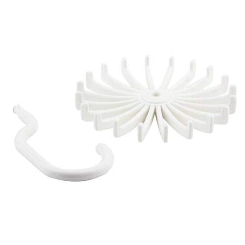 liyhh Rotating Tie Rack Adjustable Tie Hanger Holds Neck Ties Tie Belt Organizer Holder