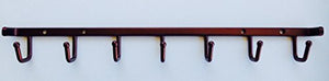 Wall Mount Stationary Belt / Necklace Organizer Rack, 14" Bronze