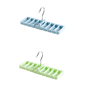 Kasmena 2Pcs Tie Rack Belt Hanger Holder Hook for Closet Organizer Storage