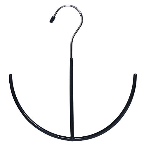 Set of 2 Belt , Scarf, Women's Sport Tank Top, Cami, Bra, Strappy Dress, Bathing Suit, Closet Organizer Hanger, Black