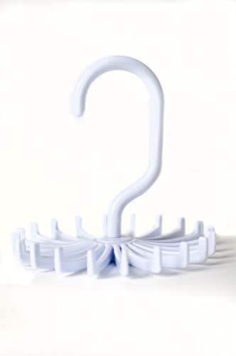 Amazcafe Rotating Tie Rack Adjustable Tie Hanger Holds 20 Neck Ties Tie Organizer for Men