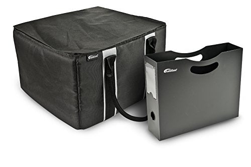 AutoExec AETote-03 Black/Grey File Tote with One Hanging File Holder