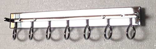 Professional Sliding Scarf Rack, Polished Chrome 14