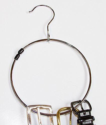 Hanging Belt Loop Ring Retail Display Store Rack Fixture Chrome Lot of 25 NEW