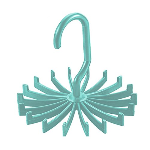 Zronji 1 Piece 360° Twirl Tie Rack Belt Hanger Holder Hook for Closet Organizer Storag Tie Racks