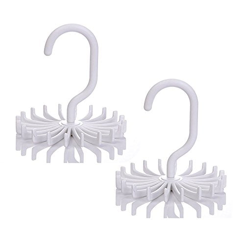 RPY 360 Degree Twirling Tie Belt Scarves Rack Hanger Organizer Pack of 2