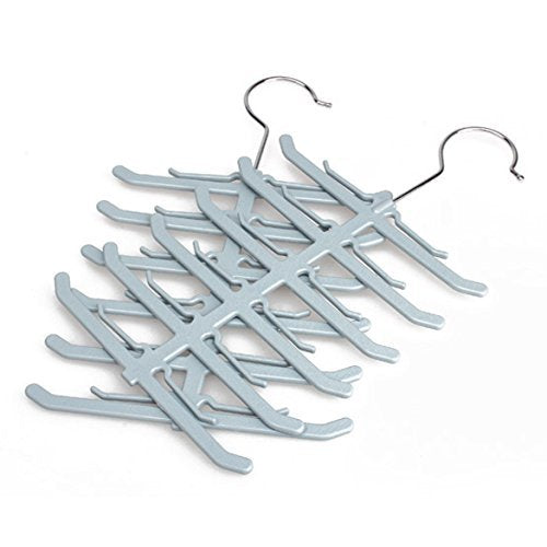 Pack of 2 Rack Closet Organizer Neck Ties Necktie Belt Scarves Holder Hanger
