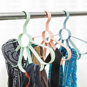 Zhao Xiemao Scarf Frame Silk Towel Rack Multi-Function Hangers Tie Belt Shelf Belt Loop Storage Rack, 3 Pcs.