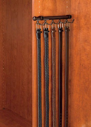 Rev-A-Shelf Belt Scarf Rack 11-3/4in Oil Rubbed Bronze