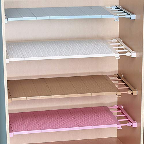 VANCORE Adjustable Storage Rack Separator Wardrobe Cupboard Shelf