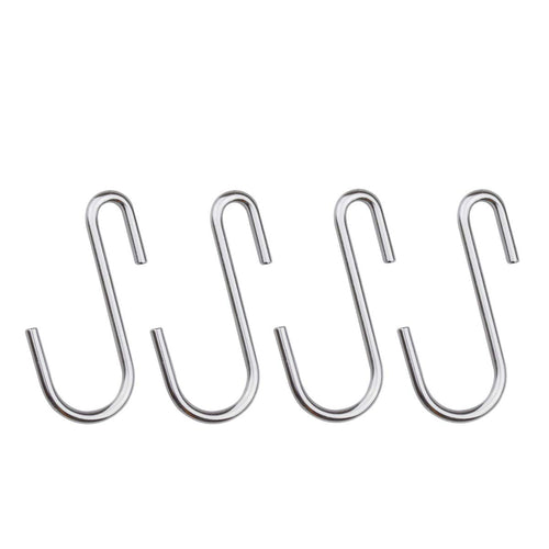 24 Pack 2.4 Inch S Shaped Hooks Small Hanging Hangers for Bathroom Bedroom Office Kitchen Garden