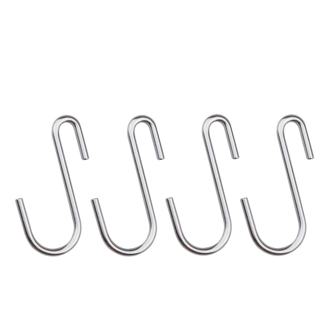 24 Pack 2.4 Inch S Shaped Hooks Small Hanging Hangers for Bathroom Bedroom Office Kitchen Garden