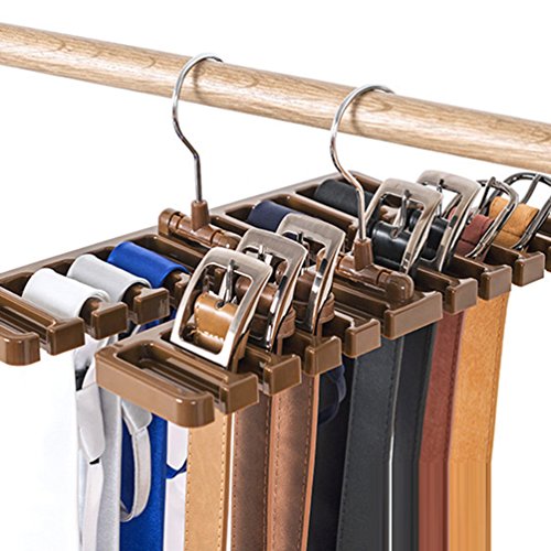 Meiyuan Belt Scarf Rack Organizer Space Saving Tie Hanger Holder