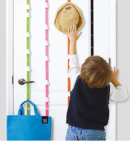 Lecent@ 1 PCS/lot Over Door Straps Hanger Hooks Lanyard Hanger With Measure Scale Adjustable Hat Bag Organizer Handbags/Purses/Scarves/Hats Rack