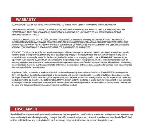 Rev-A-Shelf - BRC-14CR - 14 in. Chrome Pull-Out Side Mount Belt Rack