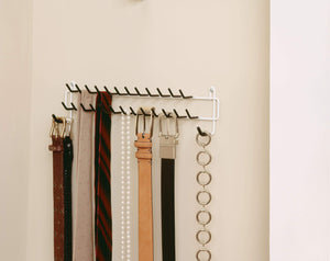 ClosetMaid 8051 Tie and Belt Rack, White