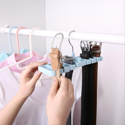 Storage Rack Tie Belt Organizer